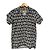 Paul Smith Kurzarmhemd mit Palmenprint Schwarz Weiß