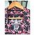 Paul Smith Kurzarmhemd mit Palmenprint Schwarz Pink - Ansicht 5