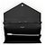 Borsa a catena Saint Laurent Monogram Chevron Nera Nero - vista 10