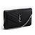 Borsa a catena Saint Laurent Monogram Chevron Nera Nero - vista 11