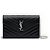 Borsa a catena Saint Laurent Monogram Chevron Nera Nero - vista 20