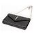 Borsa a catena Saint Laurent Monogram Chevron Nera Nero - vista 4