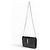 Borsa a catena Saint Laurent Monogram Chevron Nera Nero - vista 5
