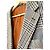 Autre Marque Blazer Fionette da uomo a quadri marrone e beige Nero Bordò - vista 4
