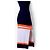 Loewe langes Strickkleid Marineblau Weiß Orange - Ansicht 15