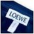 Loewe langes Strickkleid Marineblau Weiß Orange - Ansicht 7