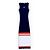 Loewe langes Strickkleid Marineblau Weiß Orange - Ansicht 8