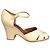 Autre Marque Sandali con zeppa Gevrise anni 70 in pelle beige Crema