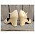 Autre Marque Sandali con zeppa Gevrise anni 70 in pelle beige Crema - vista 5