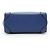 Céline Borsa Tote Blue Nano Luggage in pelle drummed e camoscio con tracolla - vista 8