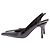 Magda Butrym Slingback con effetto coccodrillo Nero - vista 2