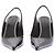 Magda Butrym Slingback con effetto coccodrillo Nero - vista 3