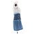 Alberta Ferretti Mini abito in denim bianco e blu - vista 3
