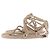 Autre Marque Sandali stringati beige "Romano" - vista 2