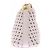 Autre Marque Borsa in pelle intrecciata bianca "Boomerang" Bianco - vista 5