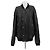 Giacca in pelle nera Givenchy Taglia 52 Nero