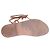 Autre Marque Sandali Bikini - Pelle Pul Naturale Marrone - vista 5