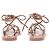Autre Marque Sandali Bikini - Pelle Pul Naturale Marrone - vista 7