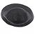 Autre Marque Cappello cloche in rafia e pelle nera Nero - vista 7