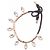 Nodaleto Knöchelarmband mit Blütenblatt-Motiv Golden