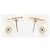 Chanel Orecchini quadrati in lucite trasparente e strass - vista 5