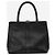 Chanel Schwarze Leder-Tote 1997 mit Twist-Lock-Verschluss - Ansicht 2