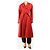 Khaite Gabardina roja cruzada con cinturón - size UK 8 - vista 3