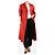 Khaite Gabardina roja cruzada con cinturón - size UK 8 - vista 5