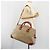 Céline CELINE Macadam Canvas Boston Bag PVC 2way Beige Gold - vista 25