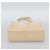 CHANEL Tote Bag Patent leather Ivory Gold CC - vista 9