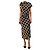 Isabel Marant Etoile Vestido drapeado Plum Naerys - size UK 6 Burdeos
