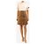 Céline Saia midi de algodão bege com botões frontais - size UK 10 Marrom - vista 2