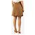 Céline Saia midi de algodão bege com botões frontais - size UK 10 Marrom - vista 3