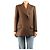 Autre Marque Blazer de lana marrón - size UK 10 Castaño