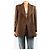 Autre Marque Blazer de lana marrón - size UK 10 Castaño - vista 4