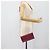 Miu Miu Chain Shoulder Wallet Leather Pink Gold Tone - vista 24
