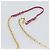 Miu Miu Chain Shoulder Wallet Leather Pink Gold Tone - vista 8