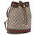 GUCCI GG Supreme Web Sherry Line Bag PVC Beige Gold 164 02 085