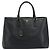 PRADA Galleria Hand Bag Saffiano leather Black Gold - vista 2