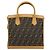 FENDI Zucca Canvas Hand Bag Black Brown - vista 2