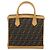 FENDI Zucca Canvas Hand Bag Black Brown - vista 3