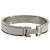 Hermès HERMES Click H Armband Metall Weiß