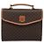 Céline CELINE Macadam Canvas Hand Bag PVC Leather 2way Brown Gold - vista 2