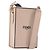FENDI Shoulder Pouch Leather Pink Gold Tone 8BT339