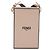 FENDI Shoulder Pouch Leather Pink Gold Tone 8BT339 - vista 2