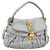 Miu Miu Matelasse Hand Bag Leather 2way Light Blue Gold