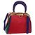 Christian Dior Hand Bag Suede 2way Red Gold