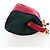 Christian Dior Hand Bag Suede 2way Red Gold - vista 5