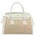 PRADA Hand Bag Canvas Beige Gold - vista 2