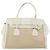 PRADA Hand Bag Canvas Beige Gold - vista 3